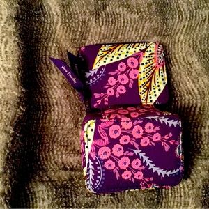 Vera Bradley Travel Pill Case with zipper